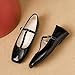 ANUFER Mujeres Zapatos Planos Mary Jane Hebilla Correa en T Bailarinas SD5A1208 Negro EU39 Imagen de ANUFER Mujeres Zapatos Planos Mary Jane Hebilla Correa en T Bailarinas SD5A1208 Negro EU39