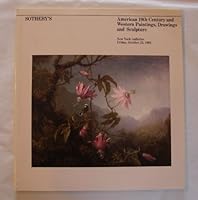 American 19th Century and Western Paintings, Drawings and Sculpture October 22, 1982 Sale Number 4939 B002NM8HF8 Book Cover