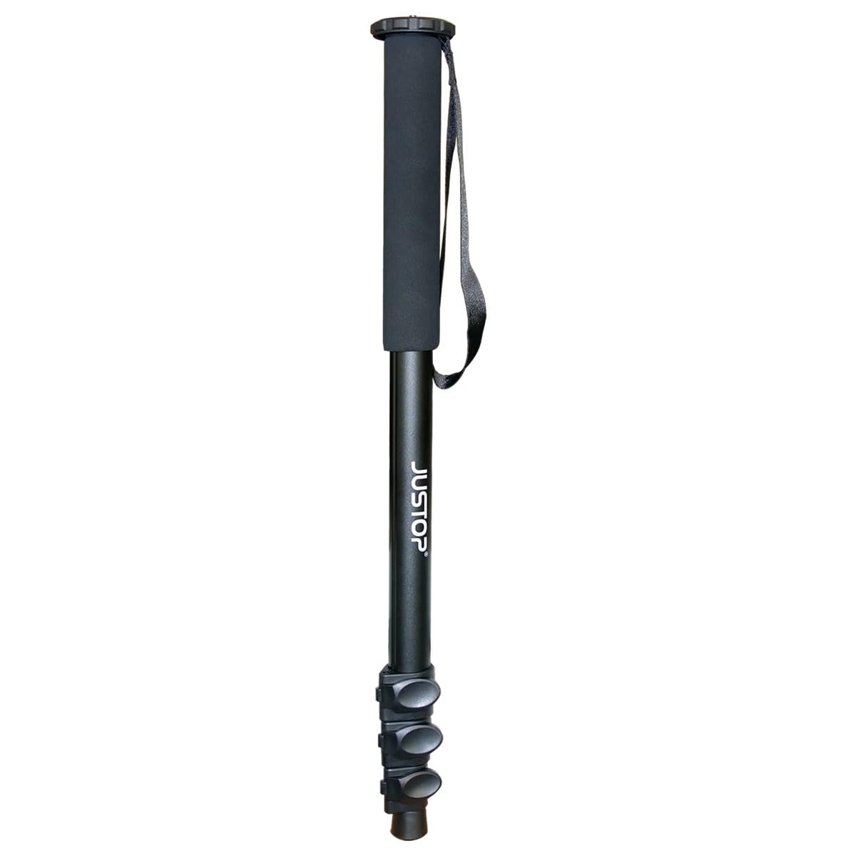 JUSTOP Pro Monopode pour appareil photo numérique DSLR 154,9 cm – Canne de marche extensible, légère, compacte et portable – Unipode de voyage Alpenstock avec sac de transport