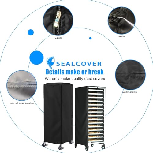 Funda para estante de almacenamiento con cremallera protector multifuncional 5