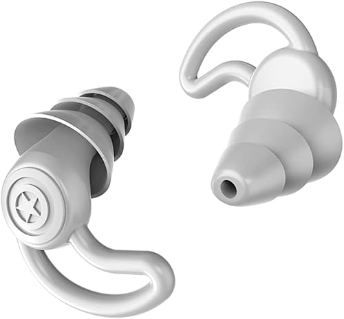 1 par de tapones silenciosos de silicona para los oídos, tapones para los oídos reutilizables con reducción de ruido, protección auditiva para