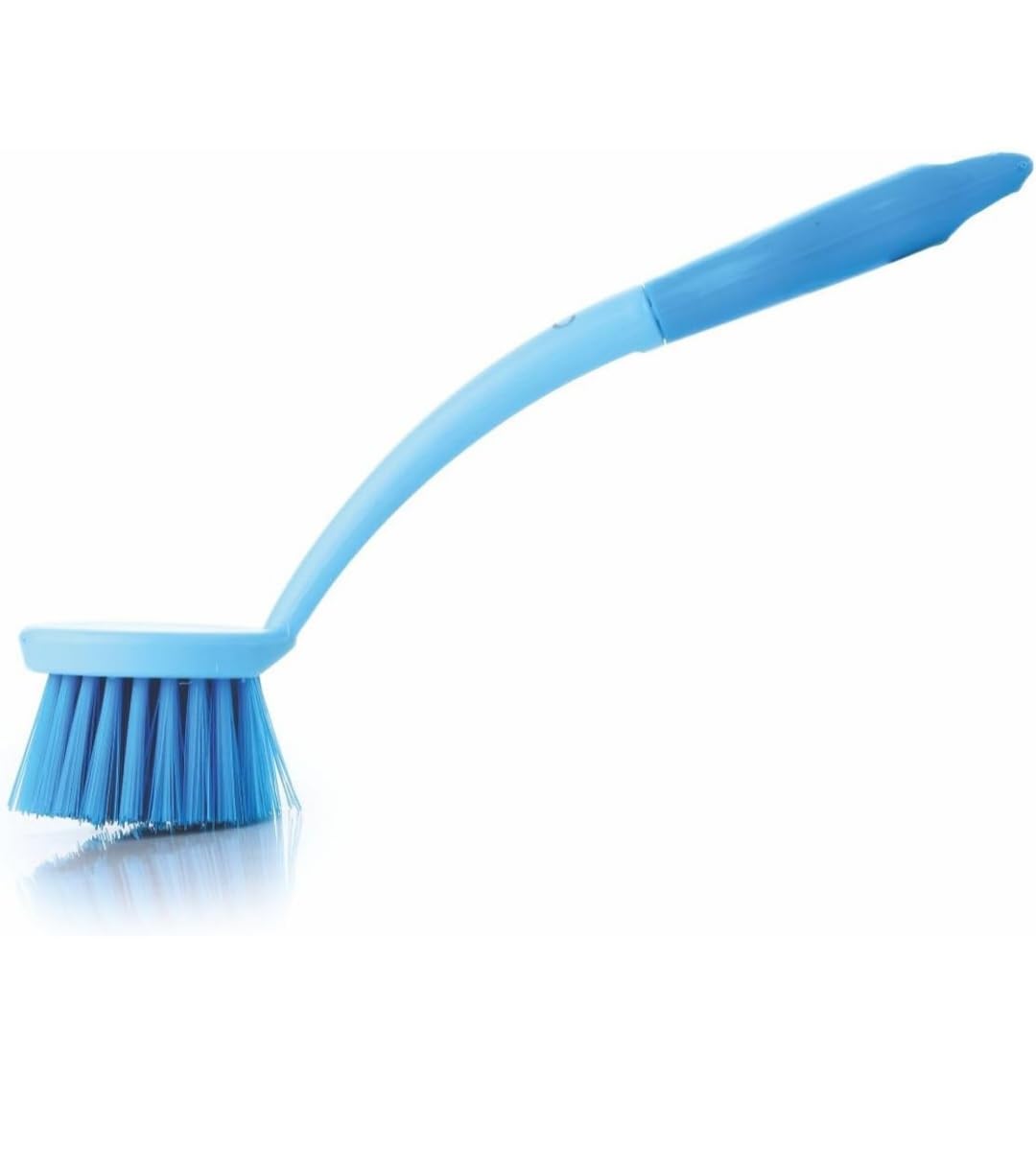 Dish Cleaning Brush for Kitchen Sink & Bathroom | Long Handle Scrub Brush with Comfortable Grip, Tough & Flexible Bristles for Dishes, Tiles, Wash Basin & Household Cleaning (1 Piece, Multicolour)-image-20