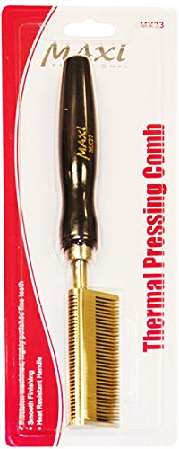 Maxi Hair Tool Pressing Comb Brass (Pack of 1)