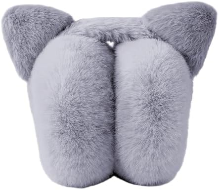 Paraorecchie pelose da donna, caldo, antivento, pieghevole, per bambini, ragazze, adulti, design invernale con orecchie di gatto per sport sulla neve, corsa, ciclismo, pendolarismo, sci Paraorecchie pelose da donna, caldo, antivento, pieghevole, per bambini, ragazze, adulti, design invernale con orecchie di gatto per sport sulla neve, corsa, ciclismo, pendolarismo, sci