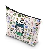 WCGXKO Anime Inspired Makeup Bag Animated Movie Themed Zipper Cosmetic Bag For Fans (POISON Bag)
