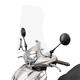 Entrotech リード 125 JK12 JF45 Dio110 JK03 JF58ウインドスクリーン ウインドシールド バイク 風防 フロントグラス オートバイ用 バイクフロントガラス 延長式(クリア, 50cm)