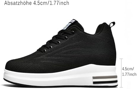 Aonegold Damessneakers met sleehak Gym Fitness Trainers