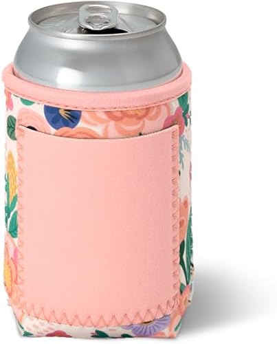 Miniatura 132 de Swig Life Skinny Can Coolie, soporte delgado de 12 onzas, enfriador de neopreno aislado con bolsillo, fundas para botellas de cerveza altas, All