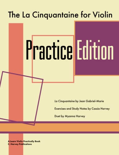 The La Cinquantaine for Violin Practice Edition 163523297X Book Cover