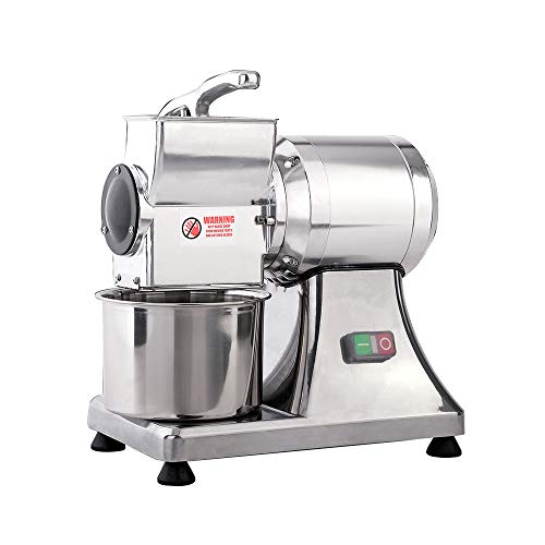 Zz Pro Commercial Electric Food Cheese Shredder Grater 0.75Hp/550W With Stainless Steel Blade For Cheese & Bread, Hard Chocolate, Ginger, Garlic And More On #TOP1