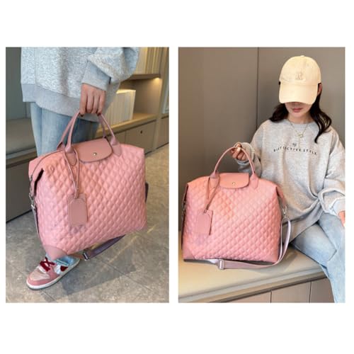 Travel Duffel Bag For Women Business Bags Overnight Bags Travel Weekender Bags Pink4