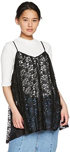 Amazon Co Jp マウジー Moussy ワンピース Sw Lace Mini Cami Op 010aaa30 7800 レディース ブラック Free 服 ファッション小物