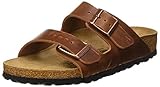  BIRKENSTOCK Damen Arizona Cuir Gras Antique Brown Sandale, 37 EU Étroit