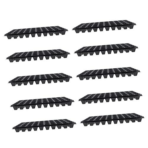 TOYANDONA 10pezzi Piastre Germinazione in Plastica Vassoi per Semina in Serra Piastre per Vivai Scatole per Germinazione delle Piante Vassoi Avviamento per Piante