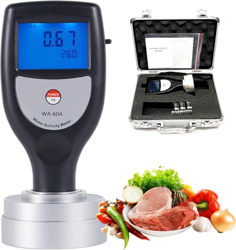 CHRISK Water Activity Meter Portable Water Acivity Monitor AW Monitor Water Activity Testing with 0 To 1.0Aw Water Activity Measurement