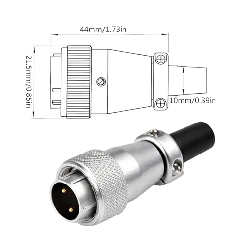 Conector de cable de potencia para aviación WS16 TQ miniatura 7