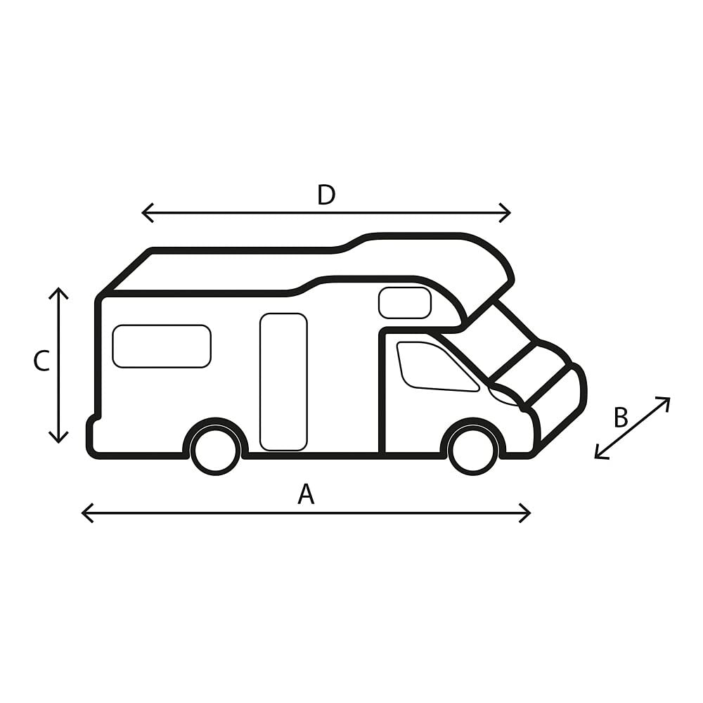 Brunner Telo protettivo per camper 12 m, 550-600 cm