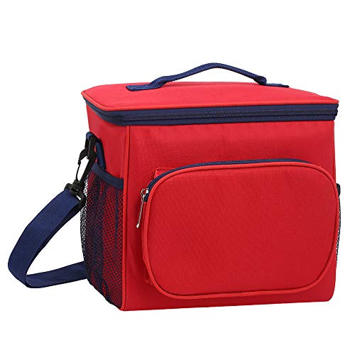 Galapara Bolsa Isotermica,Bolsa de Almuerzo aislada Bolsa de Asas Picnic Tote con Correa de Hombro Ajustable A Prueba de Fugas y Bolsa de Asas más Fresca y de Moda para Adultos y niños