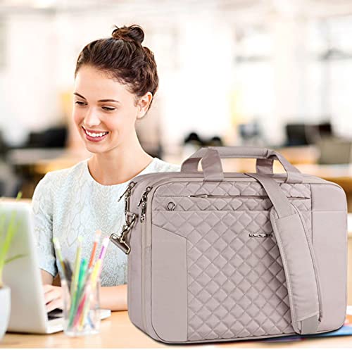 KROSER Laptop Bag for Men, Laptop Case 17 Inch Expandable Computer Bag, Waterproof Laptop Briefcase Bag With Anti Theft