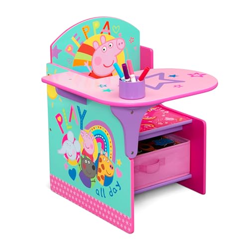 Delta Children - Peppa Pig Chair Desk with Storage Bin - Greenguard Gold Certified, Pink by Delta Children - Image 4