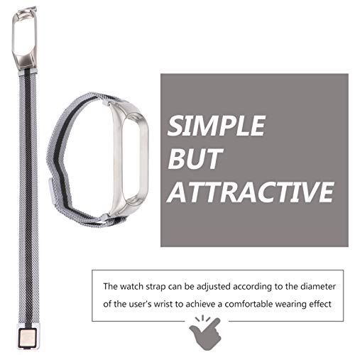 ULTECHNOVO Armação de Metal Protetor de Metal Pulseira de Relógio de Aço Inoxidável Relógio Banda St