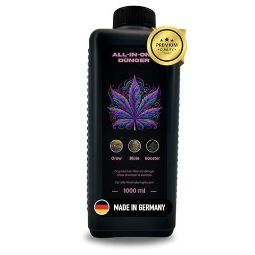 TronicXL Premium Grow Dünger All-in-One 1L Wachstum + Blüte für Autoflower Erde Anzucht & Blüte für Lightmix Allmix Growmix Growbox TronicXL Premium Grow Dünger All-in-One 1L Wachstum + Blüte für Autoflower Erde Anzucht & Blüte für Lightmix Allmix Growmix Growbox