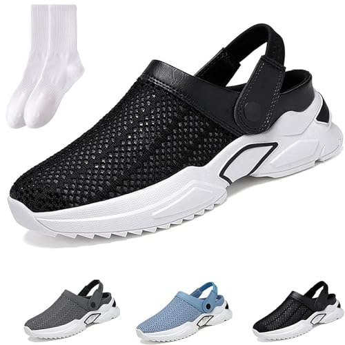 Sandalias ortopédicas para hombre que alivian el cansancio con su malla ligera