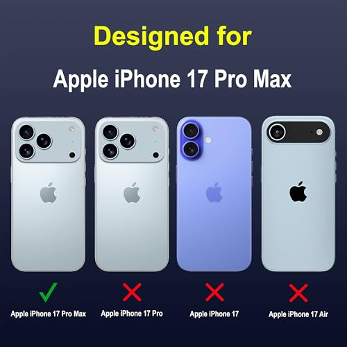 Image of amazon basics Back Case Cover for iPhone 17 Pro Max | Compatible for iPhone 17 Pro Max Back Cover | Liquid Silicon Magic Case with Camera Protection | Sapphire