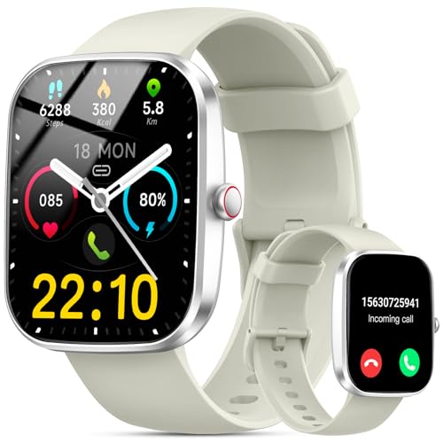 Smart Watch for Men Women,1.93" Smart Watche Answer/Make Calls, Fitness Watch with Heart Rate/Sleep Monitor, 100+ Sport Activity Tracker Step Counter, IP68 Waterproof Fitness Tracker for Android iOS