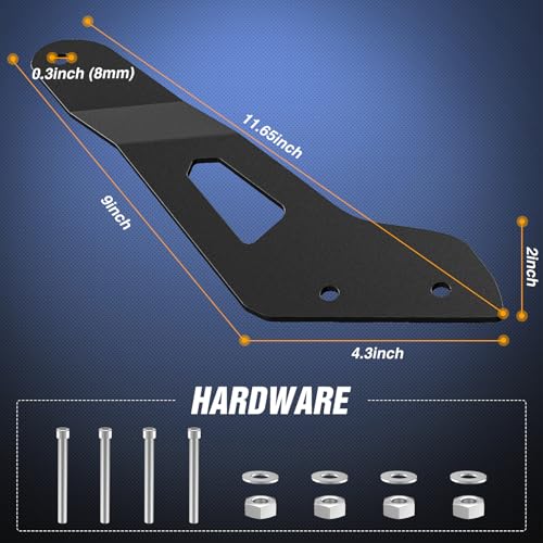 Image of Nilight Light Bar Mounting Brackets for 50 Inch Straight Lights UTV Roof Upper Windshield Compatible with Can-am Maverick X3 MAX DS RS MR Turbo R 2017 2018 2019 2020 2021 2022 2023 2024