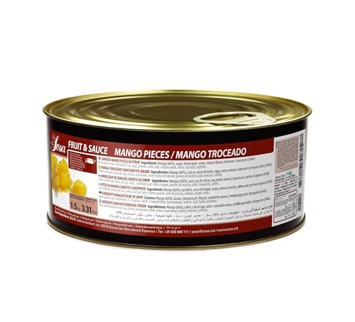 SOSA Fruit & Sauce Mango troceado confitado - Formato 1.5kgs - Uso professional