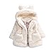 Bokidoki Baby Mädchen Jungen Warme Wintermantel Flauschige Kapuzenjacke Langarm Plüschjacke Kuschelige Teddy Fleece Winter Parka Mantel Jacke Kleinkind