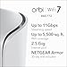 NETGEAR Orbi 770 Series Tri-Band WiFi 7 Mesh Network System (RBE772) - Router + 1 Satellite Extender, Security Features, Up to 11Gbps, Covers up to 5,500 sq.ft., 100 Devices, 2.5 Gig Internet Port