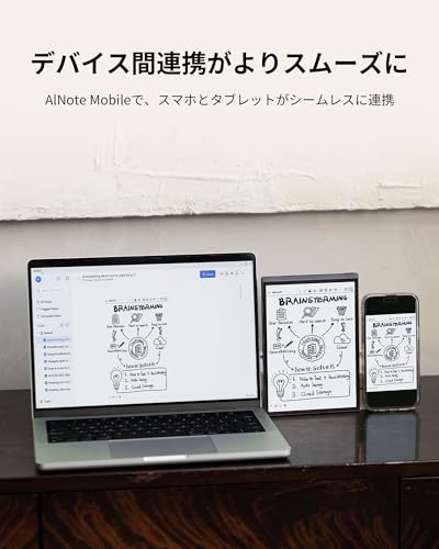 undefined iFLYTEK AINOTE Air 2 電子ノート ChatGPT搭載 手書きタブレット 紺色保護ケース付き 音声文字起こし テキスト化機能 多言語翻訳 超軽量 8.2インチ 電子書籍リーダー ビジネス 会議 学習に最適 の商品画像 8