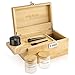 Rolling Box, Kit Scatola di Stoccaggio di Bambù, Macinino, Barattolo di Deodorante, Accessori per Fumatori, Scatola di Legno con Serratura e Vassoio per Rollare