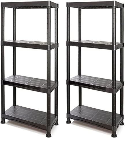 Tayg Kit estantería plástico 635/634 600x 300 x 1370 mm, Multicolor (Paquete de 2)