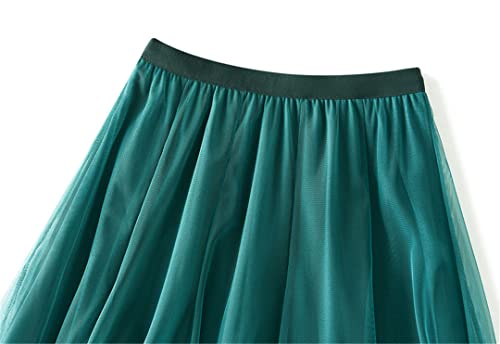 Robe mi-longue en tulle extensible taille unique pour sublimer toutes les morphologies - 4