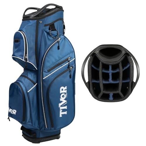 TIVOR 2026 Golf Cart Bag - 14-Way Full-Length Dividers, 9