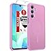 Galaxy J3 2018/ J3 Orbit/ J3 Emerge (2018)/ J3V (3rd Gen)/ Express Prime 3/ J3 Star/J3 Achieve Case w/Tempered Glass Screen Protector,LeYi Diamond Liquid Girly Case for Samsung Amp Prime 3 Teal/Purple