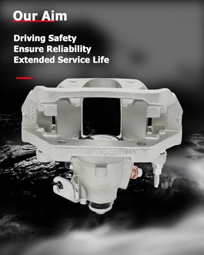 Image of cciyu 18B5299 Rear Left Brake Caliper With Bracket For Ford For Edge 2011-2014,For Lincoln For MKX 2011-2015