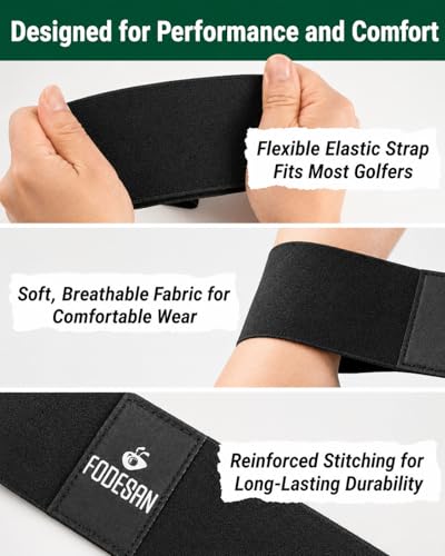 Image of Golf Arm Band Training Aid for Swing Connection, Arm Connection Golf Trainer for Better Tempo, Ball Striking & Consistency, Easy Golf Swing Training Aid for Indoor Practice, Golf Gift for Golfers
