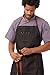 Chef Works Unisex Memphis Chefs Bib Apron, Black, One Size