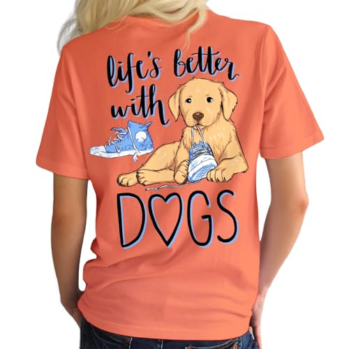 Southern Attitude Life is Better with Dogs Women's T-Shirt