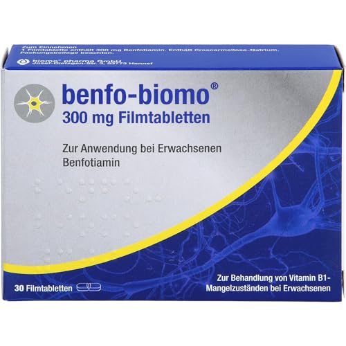 benfo-biomo 300 mg Filmtabletten bei Vitamin B1-Mangelzuständen 30 St. Tabletten