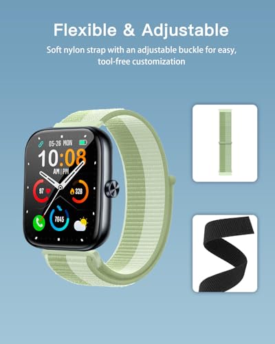 Correa de Nylon para Smartwatch MFVLP D16 Verde miniatura 4