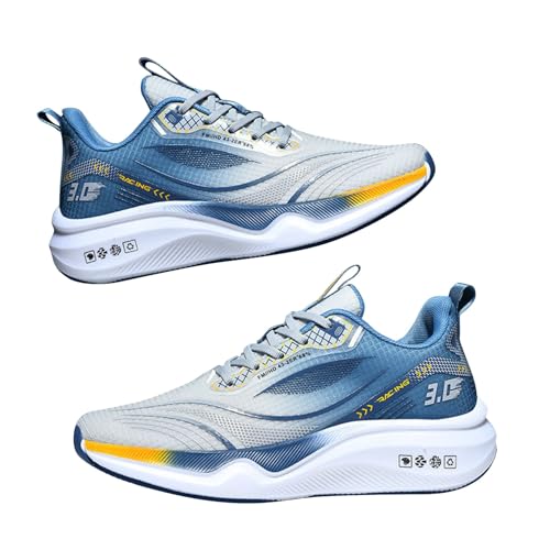 Scarpe da corsa da uomo con assorbimento degli urti in rete traspirante con fondo morbido scarpe da tennis scarpe da ginnastica sportive resistenti all'usura antiscivolo supporto arco scarpe da