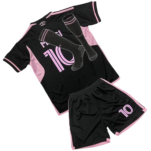 PuCio Kids Boys Girls Football Jerseys Mia_Mi #10 Youth Practice Training Uniforms