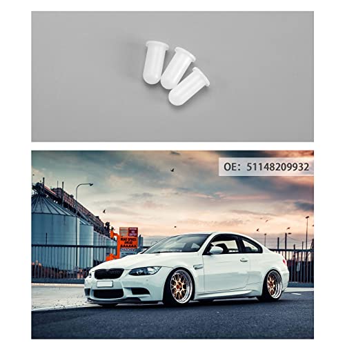 Image of 10Pcs Emblem Plaque Grommet 51148209932 Compatible with BMW 3 Serie E46 E90 E91 E92 E93 F30 F31 F34 5 Serie E39 Trunk Emblem Grommet Nut