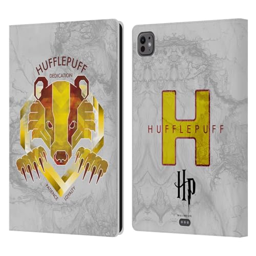 Coque iPad Pro 11 M4 Harry Potter Poufsouffle étui portefeuille tablette Apple
