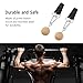 HERCHR Rock Climbing Training Pull Up Ball Hold Grips, Wooden Non-Slip Hand Grips Balls & Straps for Strength Training, Forearm and Chin Up Bar, Kettlebell, Barbell, Home Gym Workout